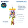 Prevue Pet Products Preen & Pacify Calypso Creations Short Stack Bird Toy 62605