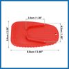 A ABSOPRO 8pcs Motorcycle Kickstand Pad Side Stand Extension Pad Red Item Replacement