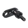 Black Turn Signal With Relocation Bracket Swivel Kit For Harley Dyna Fatboy Softail