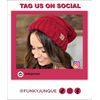 Funky Junque Oversized Beanie - Hot Pink