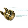 SharkBite U3088FLEX18BVLFA Flexible Water Heater Connector with Ball Valve,...