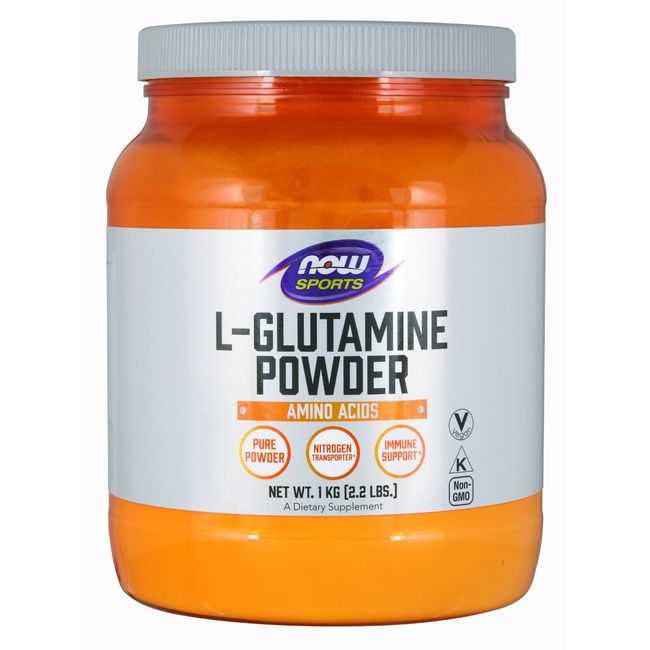 NOW Foods L-Glutamine Powder, 5 g, 1 kg (2.2 lbs.)