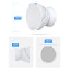 Maxonar Wall Mount, Holder with Integrated Cable Management Space Saving Stand, Compatible with Echo Pop and Google Nest Speaker, White