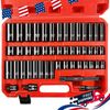 48-Piece 3/8" Drive Impact Socket Set SAE/Metric Deep/Shallow Sockets