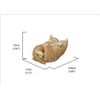 Hi-Line Gift Sleeping Couple Cats - Orange
