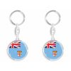 daged Fiji Key Ring 3D Effect + Sticker - RD, multicoloured, 33mm