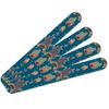 Fish Eat Fish Food Chain Pattern Double-Sided Nail File Emery Board Set 4 Pack