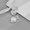 FILMOON Geometric Chunky Dangle Earring (leaf)
