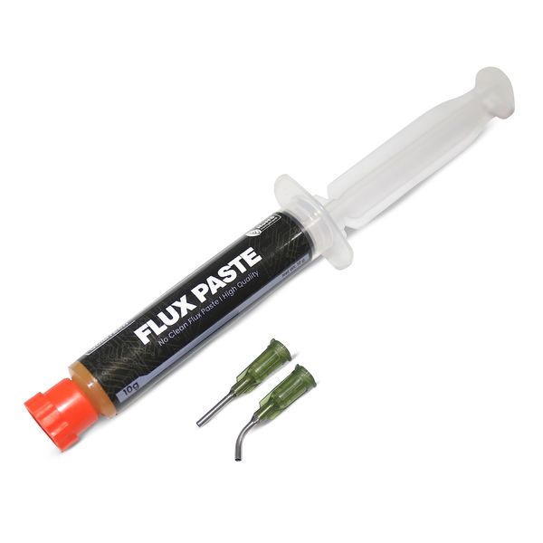 Solder Flux Syringe (10 g.) I Solder Paste I Soldering Flux I Electrical Solder I No Clean Flux Paste I Rosin Flux I Soldering Flux for Electronics I Lead Free Solder Paste I Flux for Soldering I PCB