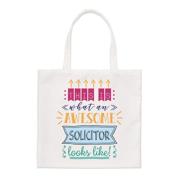 This Is What An Awesome Solicitor Looks Like Regular Tote Bag