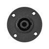 sourcing map 4-Pin Panel Mount Connector, Speaker Jack Twist Lock, Round Speaker Jack Plate with Metal Insert,6Pcs