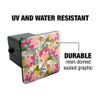 GRAPHICS & MORE Softly Flowers Floral Pattern Tow Trailer Hitch Cover Plug Insert
