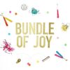 BUNDLE OF JOY Glitter Banner