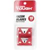 Razor Blades, Hyper Tough, 10 Pack, Blade Dispenser, Single Edge