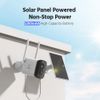 ANNKE 4MP Wireless Color Night PIR Security Camera Solar Battery Two-Way Audio