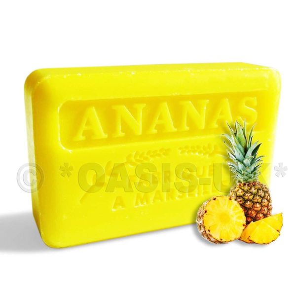 125g Savon De Marseille Soap - Pineapple (ananas)