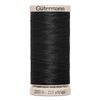 Gutermann Hand Quilting Waxed Sewing Thread 200m Black 5201 - Each