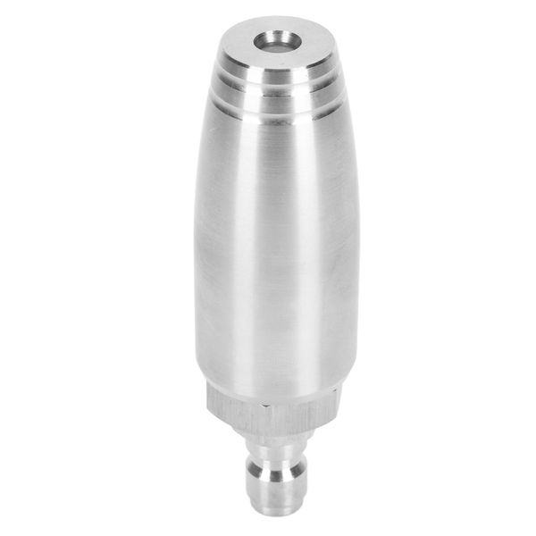 Dpofirs Hochdruck Rotationsdüse, Rotierende Turbodüse für Hochdruckreiniger, 350 Bar, Edelstahl, 1/4 Zoll Schnellanschluss, Sprühdüsen Spitzen Set, für Auto, Haus, Garten