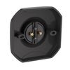 ledscom.de 4 Pieces Ceiling Light/lamp Holder Elektra, Porcelain, Black, 1x E27 max. 60W