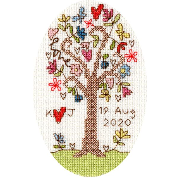 Bothy Threads Cross Stitch Kit - Greeing Card - Sweet Tree Card