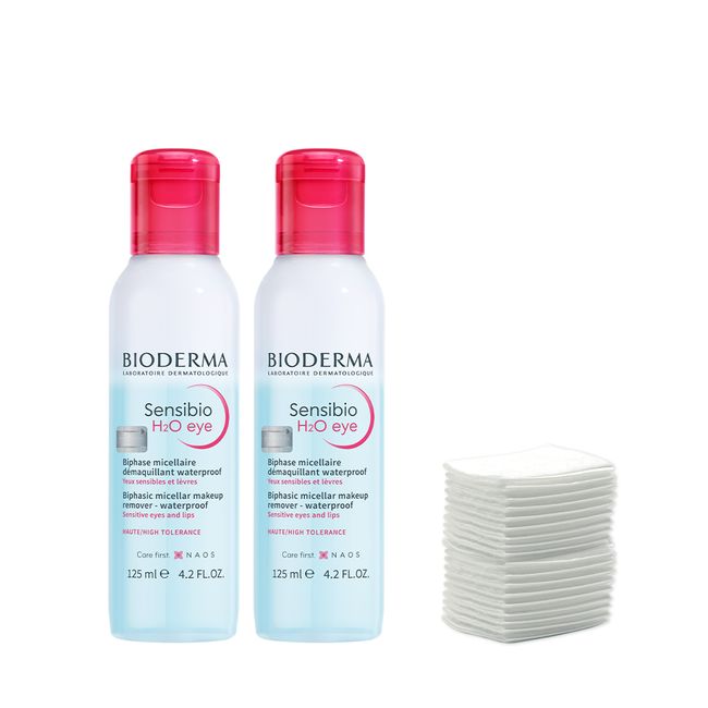 Bioderma Sensibio H2O eye 125ml+125ml (Lip &amp; Eye Remover)