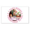 CafePress ALICE MAD HATTER Unbirth Sticker (Rectangle 10 pk)