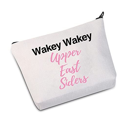 Gossip Girl Inspired Gift Wakey Wakey Upper East Siders Cosmetic Bag Gift for BFF (Wakey Wakey B EU)