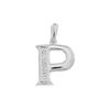 Sterling Silver Initial 'P' Pendant