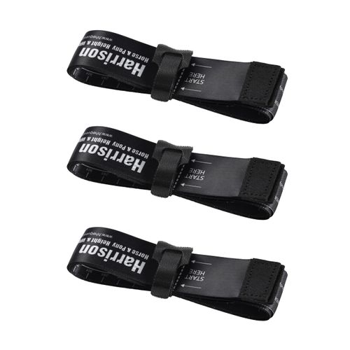 Harrison Howard Horse Tape Measure Weight Precise Measurement for Horses Portable Height & Weight 3/Pack 6.6 Feet Tape -Black *3