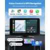 Portable 7" Car Radio Stereo Touch Screen Apple Android CarPlay Bluetooth GPS