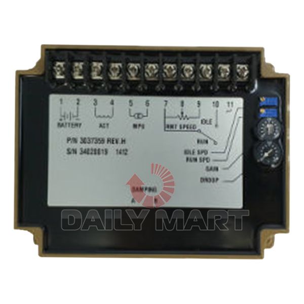 New In Box CUMMINS 3037359 Electronic Engine Speed Controller/governor