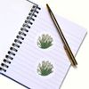 24 x 40mm Round 'Snowdrops' Stickers (SK00040248)