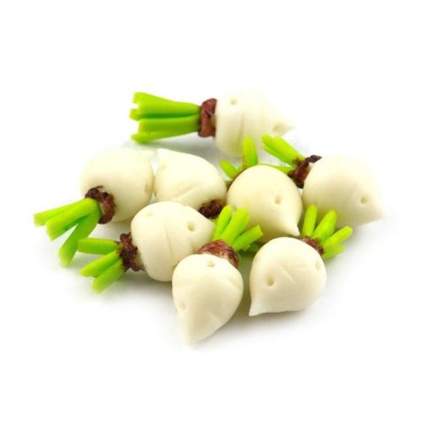 7 x MyTinyWorld Handmade Dolls House Miniature Turnips