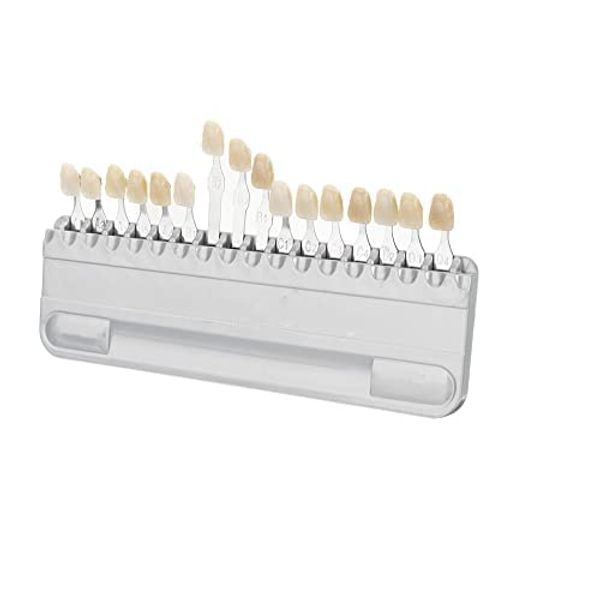 Teeth Whitening Shade Guide 16 Colors Tooth Color Chart