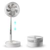 Foldable Oscillating Fan Standing Fan 8" with Remote Control Portable USB