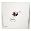 Merry Christmas Little Bug Greetings Card Plus Sticker