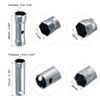 sourcing map 3 Pcs Dual-Ended Wrench Socket Spark Plug Spanner Set (16mm, 21mm, 17/19mm)