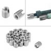 20pcs Self Tapping Slotted Screw Metal Thread Insert Nuts for Helical Repair M4 x 8mm Set