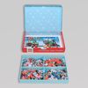 Lego Christmas Train Puzzle | Four Connecting 100-Piece Puzzles