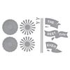 Flags & Banners Etched Dies from The Say Cheese Classic Mouse Collection