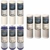 9 pc Reverse Osmosis Replacement Filter Set    RO Water Purifier Cartridges