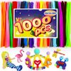 1000 Value Pack Craft Pipe Cleaners 20 Colors (Multi-Colored Chenille)…