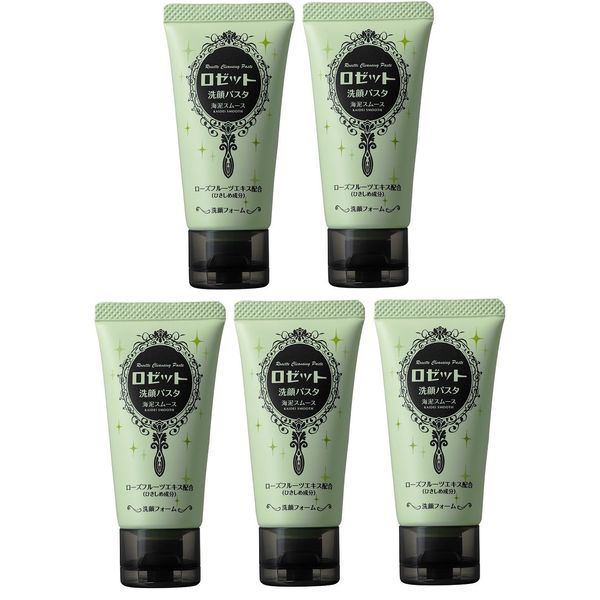 Rosette Face Wash Pasta Sea Mud Smooth Mini 1.1 oz (30 g) x 5 Packs