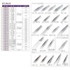 KFI Tweezers K-3 GG Titanium /1-9749-33