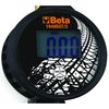 Beta 1949DGT/2 Reifenfüller mit digitalem Manometer (Werkzeug mit stoßfestem Gummi beschichtet, praktischer Metallantrieb, automatische Abschaltung nach 1,5 Minuten), Schwarz