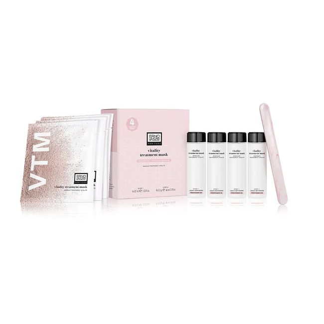 Erno Laszlo Vitality Treatment Mask | Plump & Clarify | Mineral Powder Blend with Serum Lotion | 4 Pack of Masks (1.25 Fl Oz each)