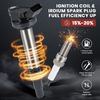UF596 Ignition Coil Pack & Iridium Spark Plugs Compatible with Toyota Corolla...