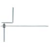 SPARES2GO Gutter Rise & Fall Bracket Universal Galvanised Steel Adjustable Fascia Support Kit