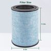 2 Pack for Instant AP300 Filter Replacement, H13 True HEPA Filter, and Activated