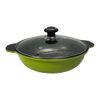 11'' (28cm) 3D Diamond Coating Nonstick Jumbo Wok Cookware 